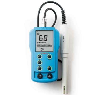 哈纳沃德微电脑pH-EC-TDS-℃测定仪HI9812-5