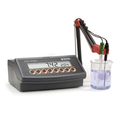 哈纳沃德微电脑酸度pH-温度°C测定仪HI2212